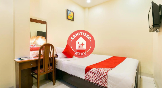 Кровать в общем номере OYO 422 Nguyen Thanh Hotel