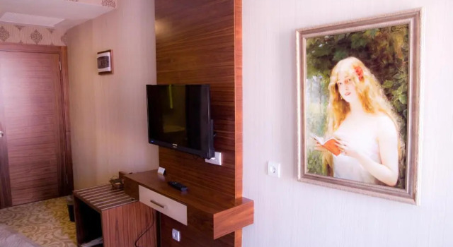 Luksusowy dwuosobowy pokój z widokiem na morze Kerimbey Hotel