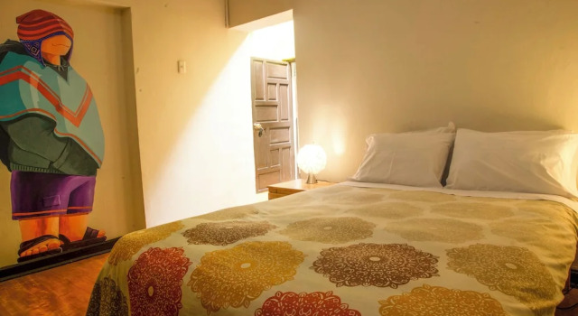 Klasický Dvoulůžkový s manželskou postelí pokoj Bear Packer- Cusco