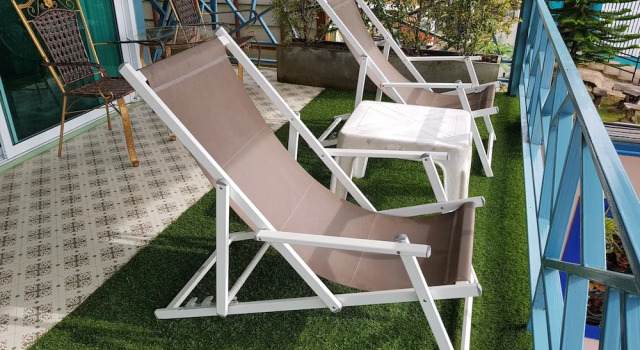 Кровать в общем номере Baanmorkburi Resort