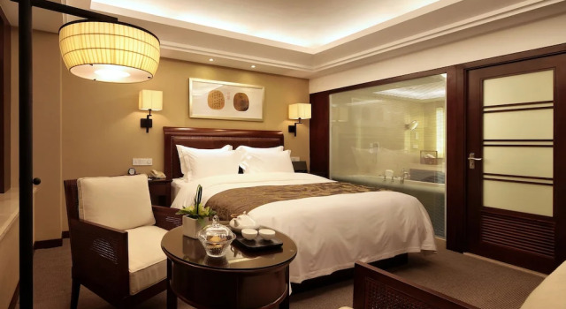 Двухместный номер Deluxe с красивым видом из окна Zhejiang Narada Grand Hotel