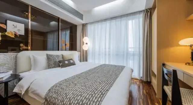 Семейный люкс с 3 комнатами с красивым видом из окна K Apartment Guangzhou
