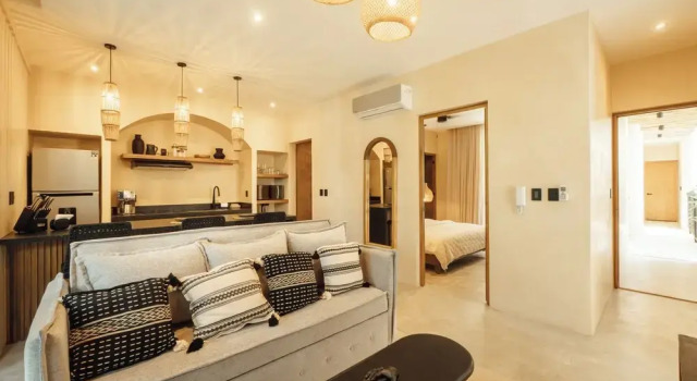 Dublu apartament cu balcon și cu vedere la grădină Satori Tulum