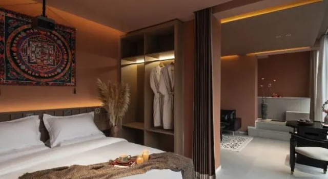 Люкс Deluxe Hidden Cloud Villa · Qingcheng Cliff Hot Spring Resort (Dujiangyan Scenic Spot)