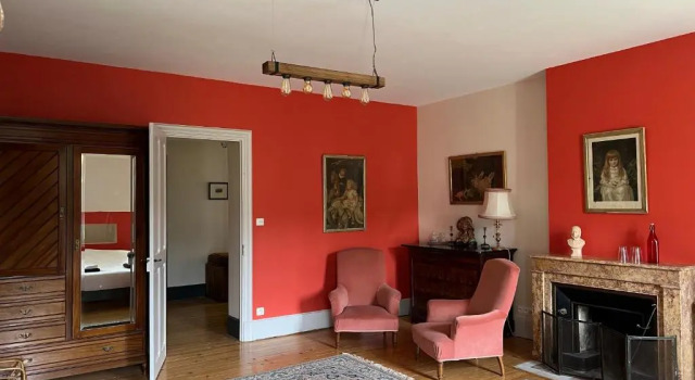 Люкс Deluxe с красивым видом из окна Château des Faugs