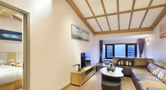 Семейный люкс c 1 комнатой с красивым видом из окна Longji terrace Lingli Art Hotel
