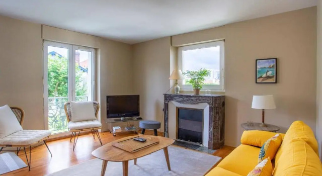 Appartement Biarritz, 4 pièces, 6 personnes - FR-1-3-478, Забронировать Апартаменты/квартира Апартаменты Биарриц, рядом с Приход Нотр-Дам-дю-Роше - Церковь Св. Карла, Апартаменты/квартира