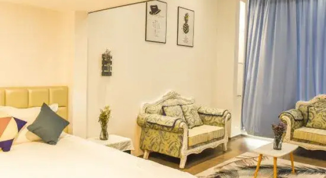 Люкс с видом на море Zhuhai Bingyu Apartment
