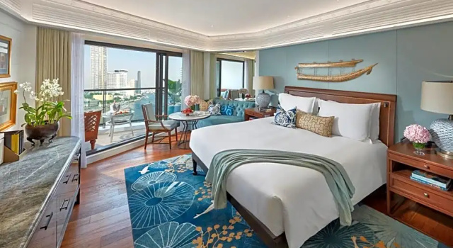 Двухместный номер Deluxe с балконом Mandarin Oriental, Bangkok