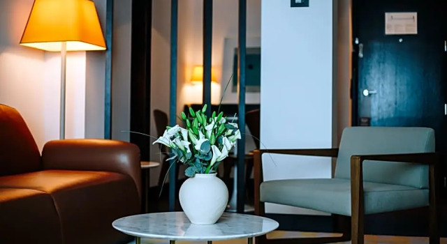 Четырёхместный люкс с видом на город Crowne Plaza Belgrade by IHG