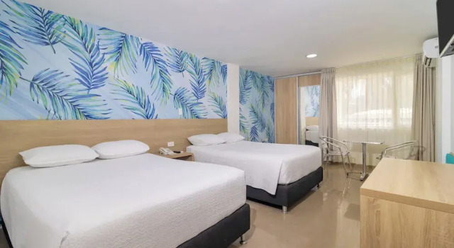 Четырёхместный номер Standard Hotel Bahia Sardina