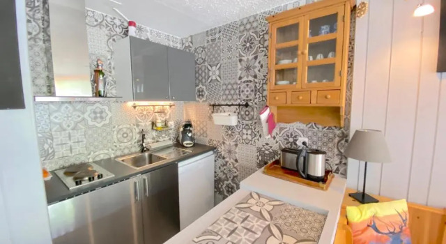 Studio vue panoramique au pied des pistes, Забронировать Отель Юверне-Фур Ubaye Valley, рядом с Гондольный подъемник Моланес