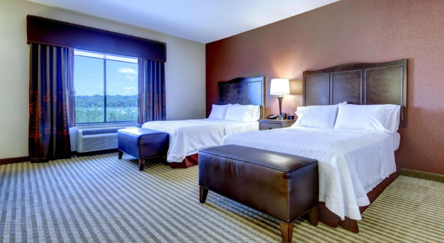 Четырёхместный номер Standard Hampton Inn & Suites Harrisburg