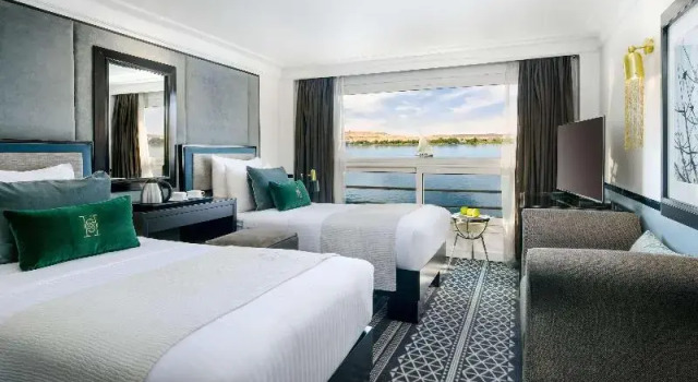 Двухместный номер Deluxe с видом на реку Movenpick MS Hamees