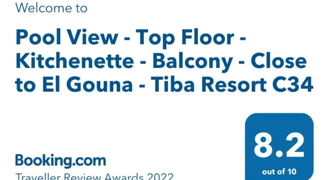 Студия Pool View Near El Gouna With Top Floor Balcony & Kitchen - 2 x Large Pools - European Standards - Tiba Resort C34