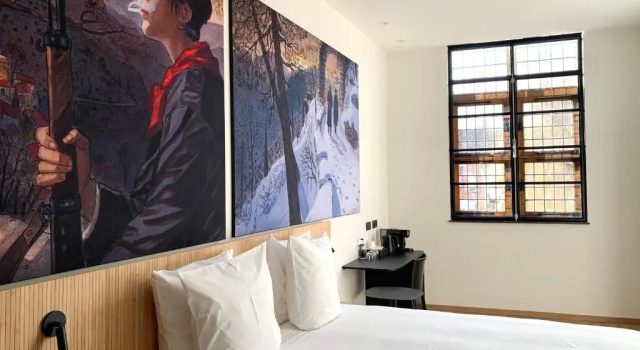 Двухместный номер Deluxe с видом на канал Ghent Urbanist Hotel by Harmony