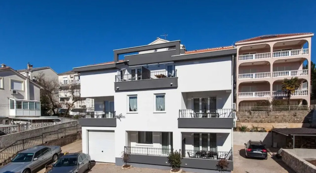 Апартаменты Standard с 2 комнатами с балконом Beachfront Apartments for Relaxing Getaways in Crikvenica