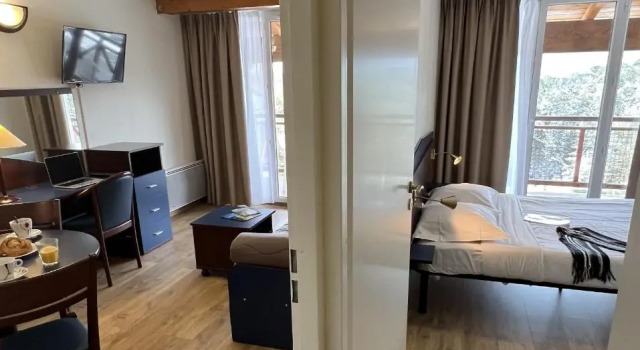 Апартаменты c 1 комнатой с видом на горы Vacancéole - AppartVacances Pyrénées 2000