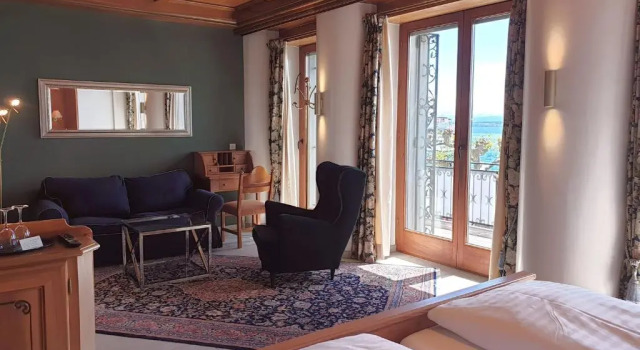 Двухместный номер Standard с балконом и с видом на море Hotel Strand Cafe