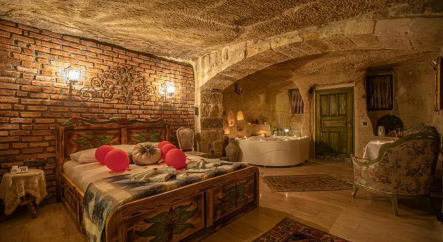 Двухместный номер Deluxe с балконом Casia Cave Suites