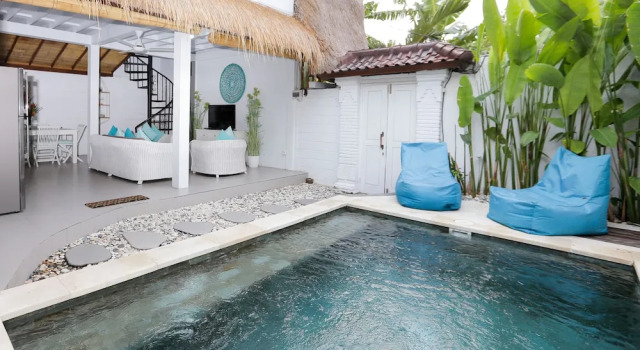 Villa Tiga, Rezervovat Vila Chaty v Bali, Chalupa