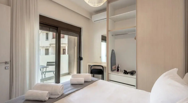 Семейные апартаменты с балконом и с видом на город Harma City Living