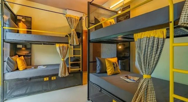 Кровать в общем номере The Hosteller Bangalore, Indiranagar