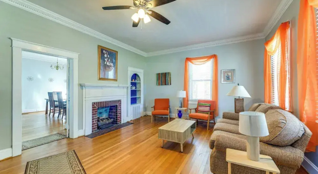 Коттедж 1 Mi to Historic District! Family Home in New Bern