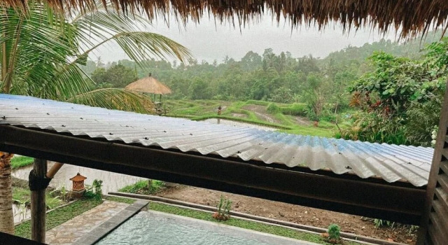 Standard Zimmer 2 Schlafzimmer mit Blick Pondok Apsari 2