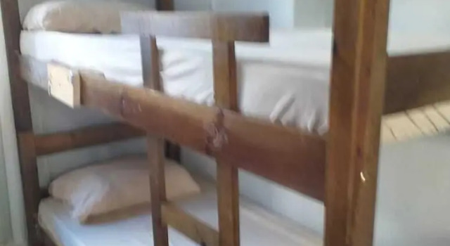 Кровать в общем номере Hostel Goiânia..