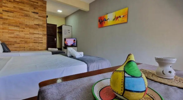 Superior Triplo Suite cave Pousada Sol & Lua