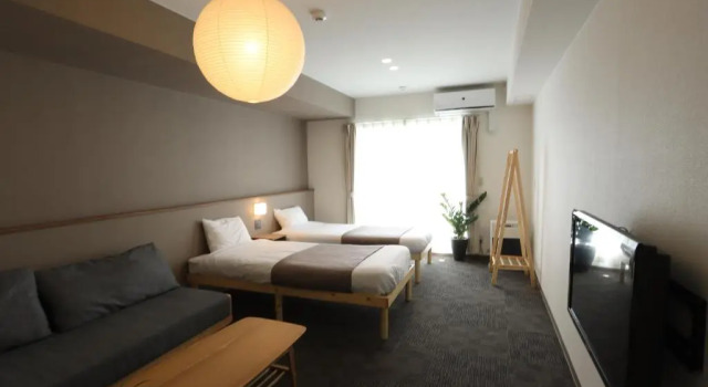 Трёхместный номер Standard UCHI Living Stay Otaru Suitengu