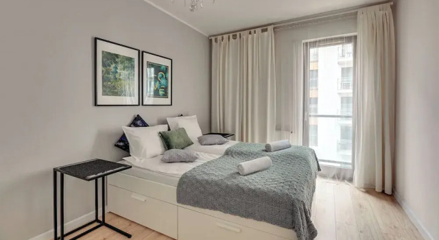 Апартаменты Deluxe с балконом NORDBYHUS Apartamenty Chmielna Park