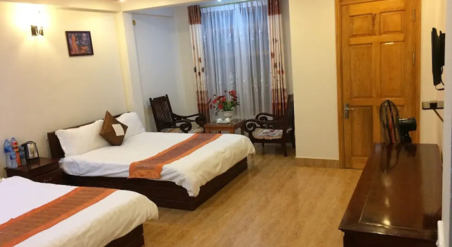 Двухместный номер Deluxe с видом на горы Sapa Mountain City Hotel