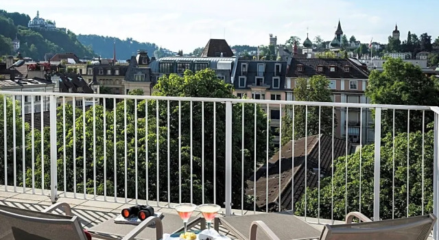 Двухместный номер Standard Пентхаус с балконом The Hotel Lucerne, Autograph Collection