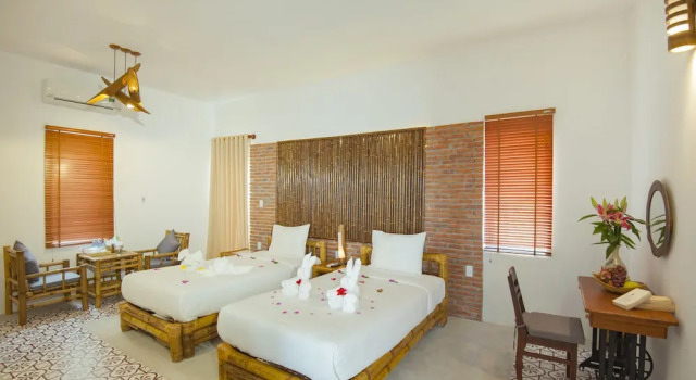 Четырёхместный номер Deluxe с 2 комнатами Hoi An Rustic Villa