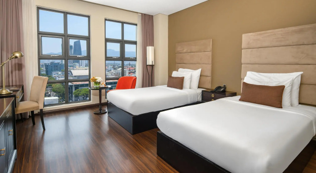 Двухместный номер Deluxe с видом на город Sanouva Danang Hotel
