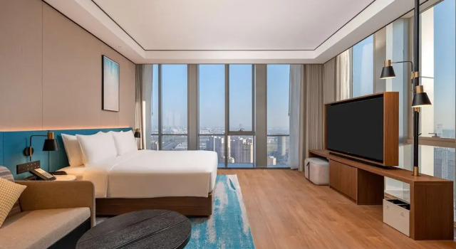 Двухместный номер Premium Hilton Garden Inn Hefei Feixi