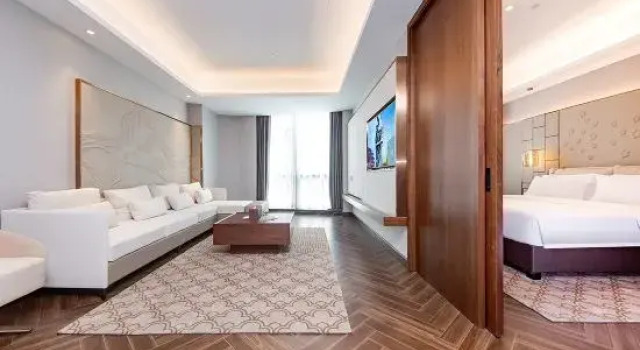Двухместный люкс Yueyang Tower District East Railway Station Jinjiang Metropolo Hotel