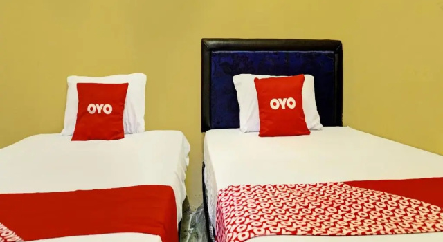 Standard Twin room Hotel O Sweet Candy 1 Syariah