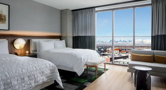 Четырёхместный номер Classic Le Meridien Salt Lake City Downtown