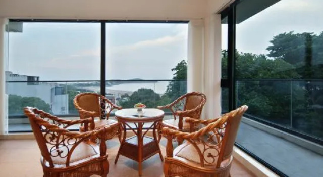 June Bay. sea and sunr i se Golf Pool Seaview Villa (Zhujiajian Nansha Store), Buchen Sie Villa Villen in Zhoushan, Villa