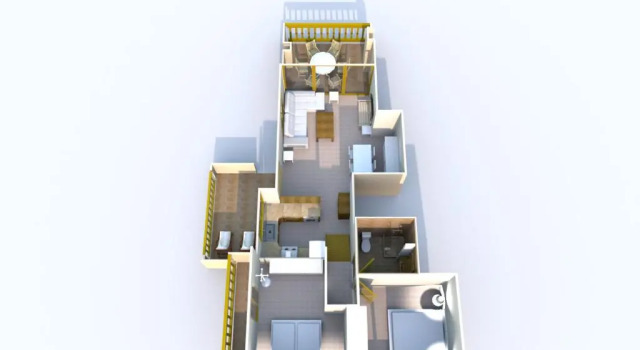 Апартаменты с 2 комнатами с видом на море Avra Apartments