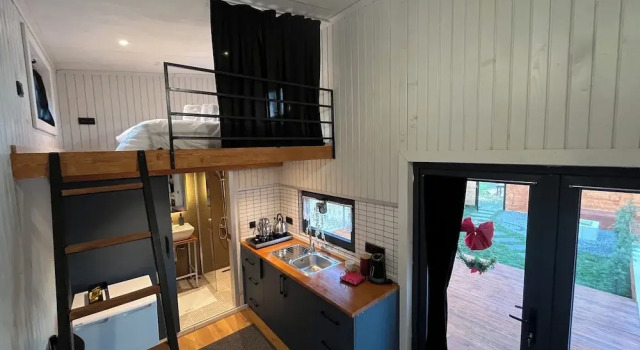 Бунгало Standard с 2 комнатами с видом на бассейн Loft Black Sapanca