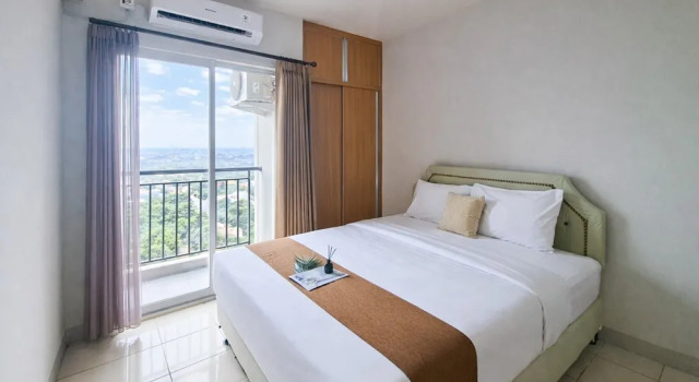 Spacious And Warm Combined Studio Room At Apartment Serpong Greenview, Réserver Appartement Hôtels au centre de Tangerang, hôtels au centre de Tangerang