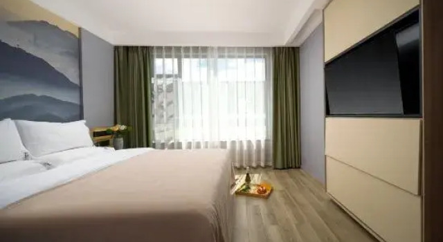 Семейный люкс с 2 комнатами YouJian Snow Mountain Boutique Hotel (Dashuiche Branch), Gucheng District, Lijiang