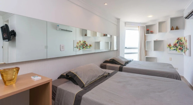 RAD2704 Fine oceanfront flat Boa Viagem, Varaa Hotelli Hotellit Pernambuco pysäköinnillä, Pysäköinti