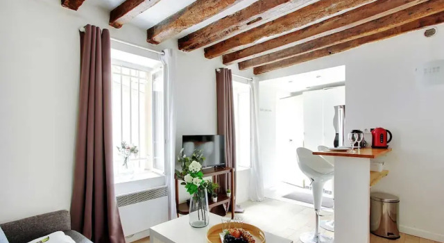 Cosy Studio 2P - Rue Mouffetard, Забронировать Апарт-отель Отели Парижа с парковкой, рядом с Galerie de Minéralogie et de Géologie, Парковка