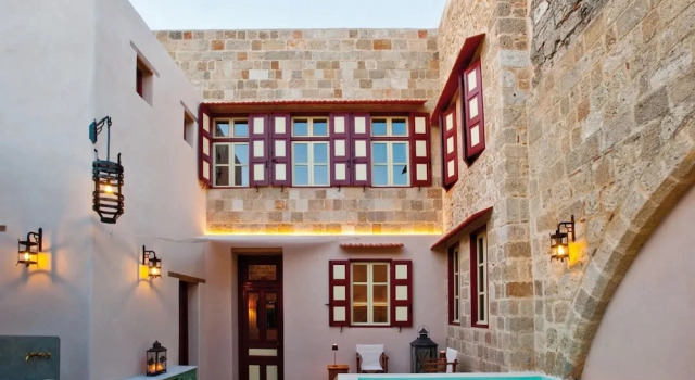 Vivila in the Medieval City of Rhodes, Забронировать Вилла Коттеджи острова Родоса, рядом с Археологический музей Родоса, Коттедж