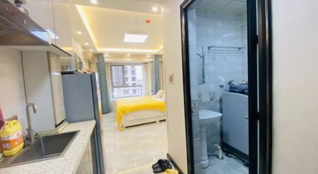 Двухместный люкс Huludao 1314 Light Luxury Homestay